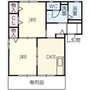 コンフォート貴美【1階】の間取り