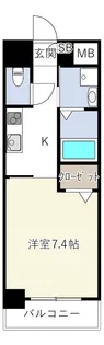 INOVE俊徳町【1階】の間取り