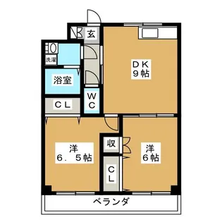 シティハイム雅【3階】の間取り