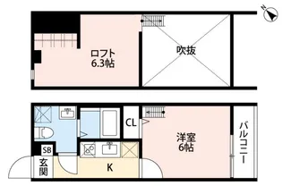 SIZZLE 01【2階】の間取り