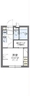 レオパレスカトルセゾン戸田公園【1階】の間取り