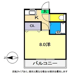 コーポフレンズ【2階】の間取り