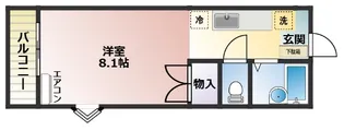 カーサモア木更津【2階】の間取り