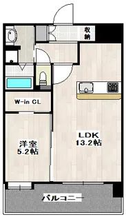 グランフィーネ新町【5階】の間取り