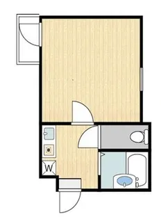 シャンテお花茶屋II【2階】の間取り