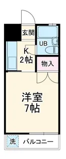 コーポ伊藤【1階】の間取り