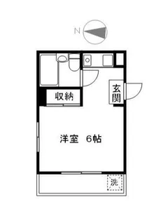 サンハイツ洗足【2階】の間取り