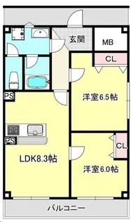 桜燦閣 北上中央【2階】の間取り