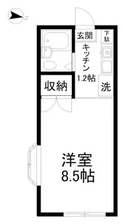 コーポ西国【2階】の間取り