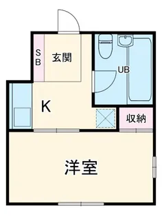 青木アパート【1階】の間取り