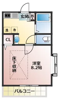 プランタン紅葉丘【2階】の間取り
