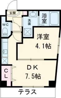 アウル【1階】の間取り