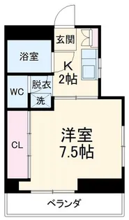 シティスペース【5階】の間取り