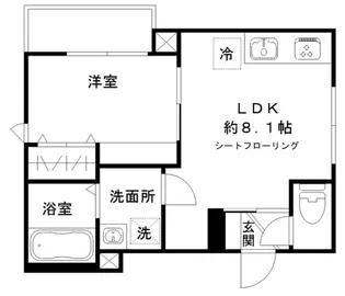 ビーンズハウス【1階】の間取り