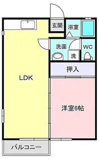パーシモンハウス【2階】の間取り
