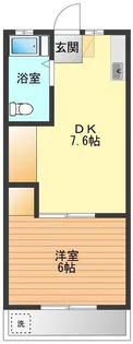 パールハイツ【1階】の間取り