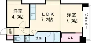 エルフィーネ本町【4階】の間取り
