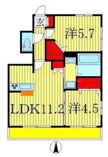 アークサンサーラ【1階】の間取り