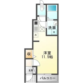 フォレストコートJ【1階】の間取り