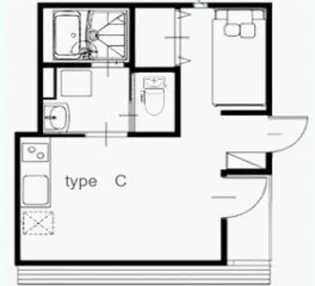 シーンプラス柴又A【3階】の間取り