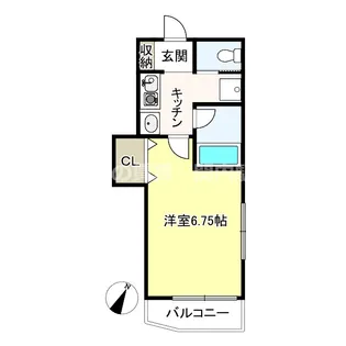 メゾンエトワール【2階】の間取り