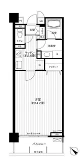 カナーリス月島【7階】の間取り