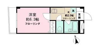 レオ五番館【2階】の間取り