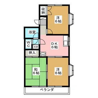 ラポールN【2階】の間取り