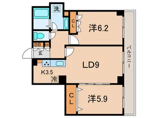 ラフィネ茗荷谷レジデンス【4階】の間取り