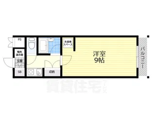 ビバリーヒルズ玉出西【1階】の間取り