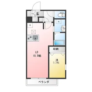 リラフォート紫苑【3階】の間取り
