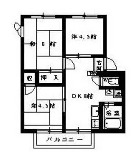 サンヴィレッジ綾瀬C棟【2階】の間取り