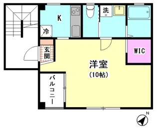フラーハウス【2階】の間取り