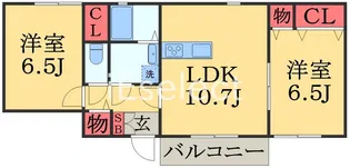ラルジュ【1階】の間取り