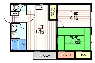クレールメゾン【2階】の間取り