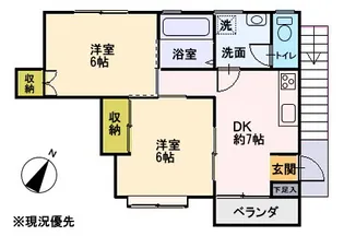 マリン・コア【2階】の間取り
