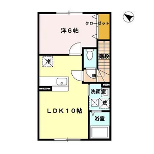 グランモア三好【2階】の間取り