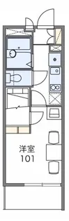 1Kの間取り画像