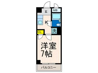 パ-クマンション青木【4階】の間取り