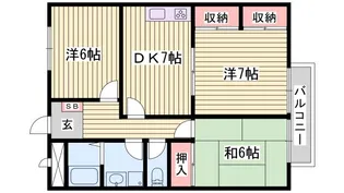 メゾンド リポ【2階】の間取り