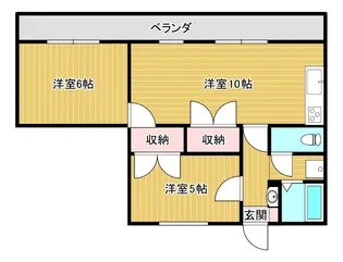 ソプラC【1階】の間取り