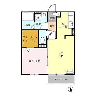 フローラ【2階】の間取り