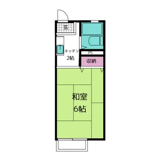 ホクレア徳重【2階】の間取り