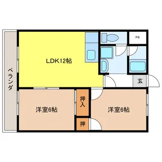 第二吉田ビル【4階】の間取り