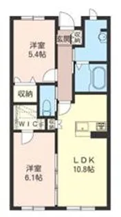 エピック【1階】の間取り