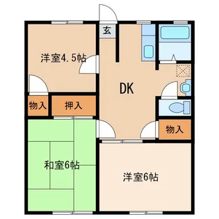 ハイツ871【1階】の間取り