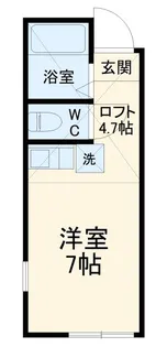 ユナイト大船ラ・ベル【1階】の間取り