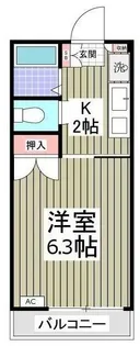 シャトレ・ストンリバーII【1階】の間取り