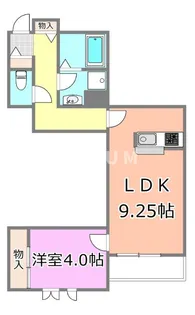 千葉県千葉市中央区登戸4【アパート】の間取り