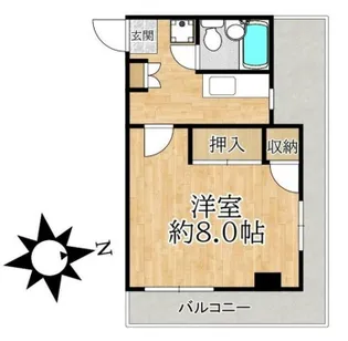 パレドゥ・ユー【1階】の間取り